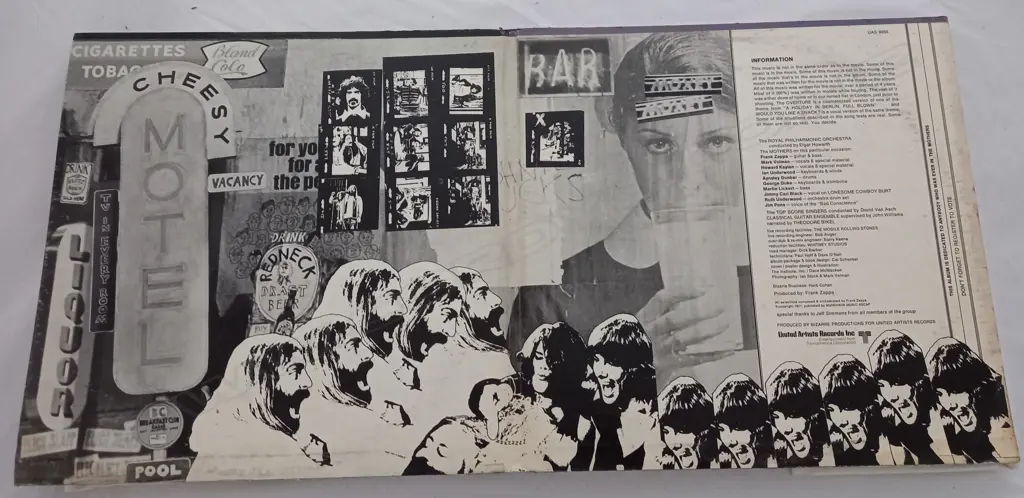 Frank Zappa, 200 Motels, (Double Album) Image 1++